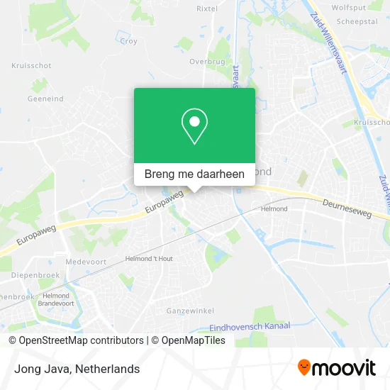 Jong Java kaart