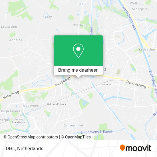 DHL kaart