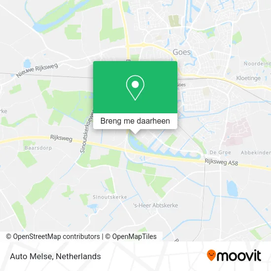 Auto Melse kaart
