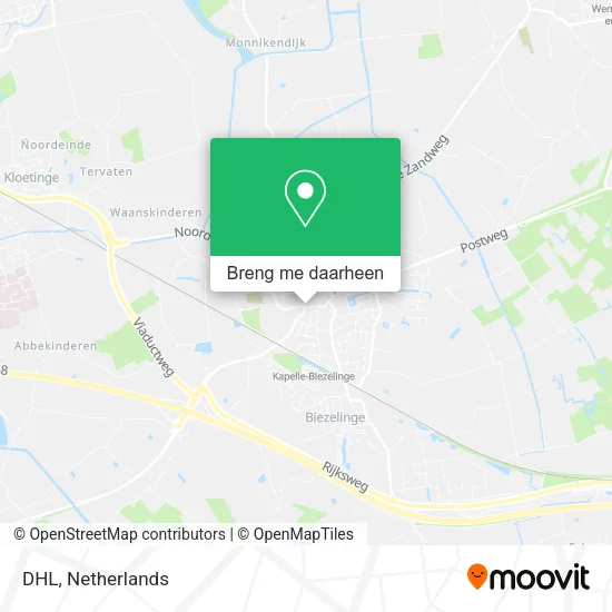 DHL kaart