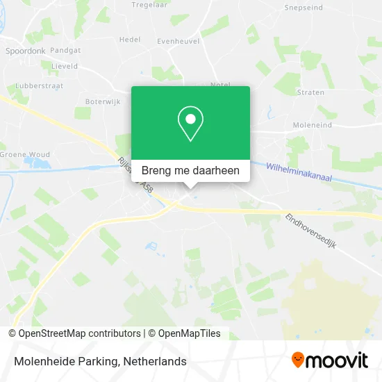 Molenheide Parking kaart