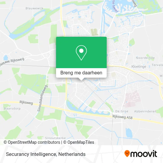 Securancy Intelligence kaart