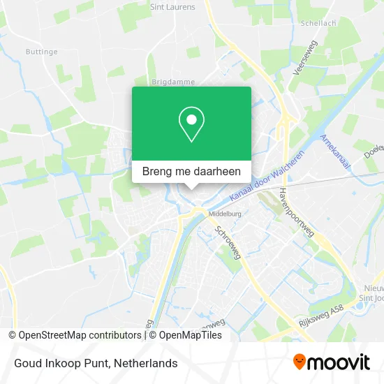 Goud Inkoop Punt kaart