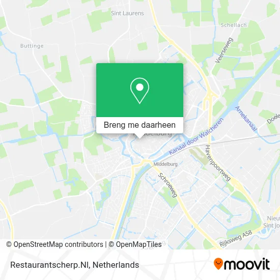 Restaurantscherp.Nl kaart