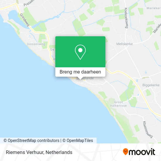 Riemens Verhuur kaart