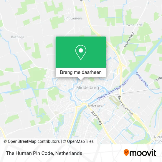 The Human Pin Code kaart