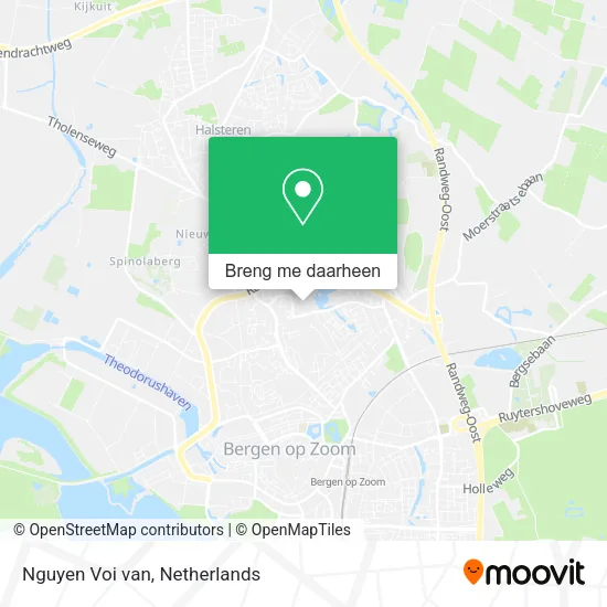 Nguyen Voi van kaart