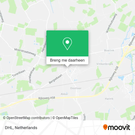 DHL kaart