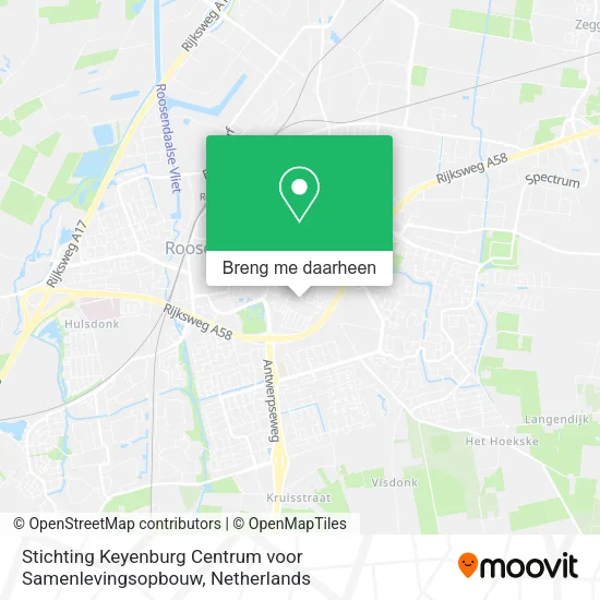 Stichting Keyenburg Centrum voor Samenlevingsopbouw kaart