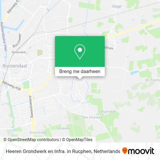 Hoe kom je bij Heeren Grondwerk en Infra. in Rucphen in Roosendaal met ...