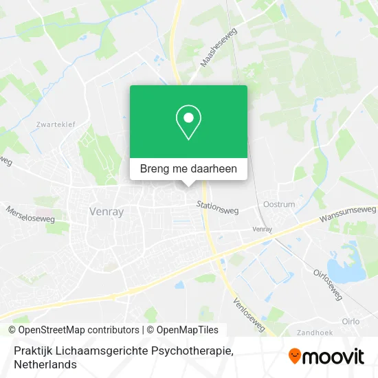 Praktijk Lichaamsgerichte Psychotherapie kaart