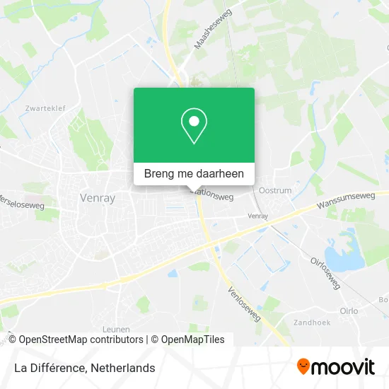 La Différence kaart