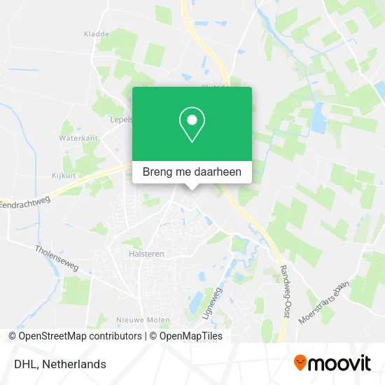 DHL kaart