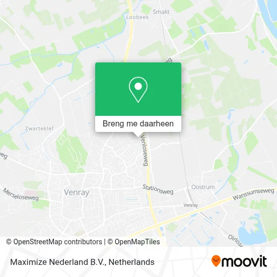 Maximize Nederland B.V. kaart