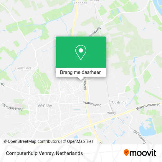 Computerhulp Venray kaart