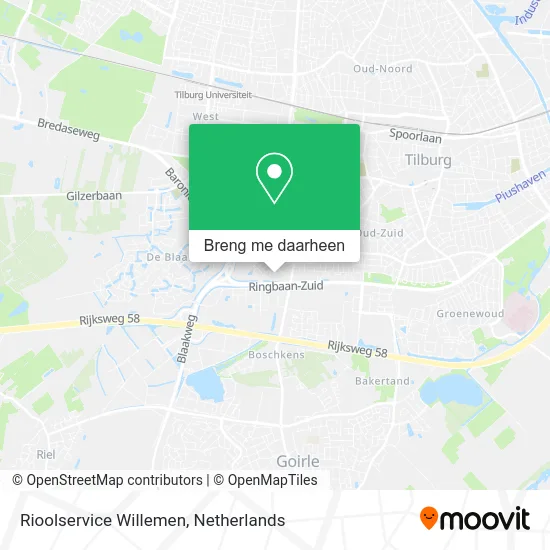 Rioolservice Willemen kaart