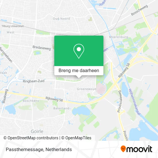 Passthemessage kaart