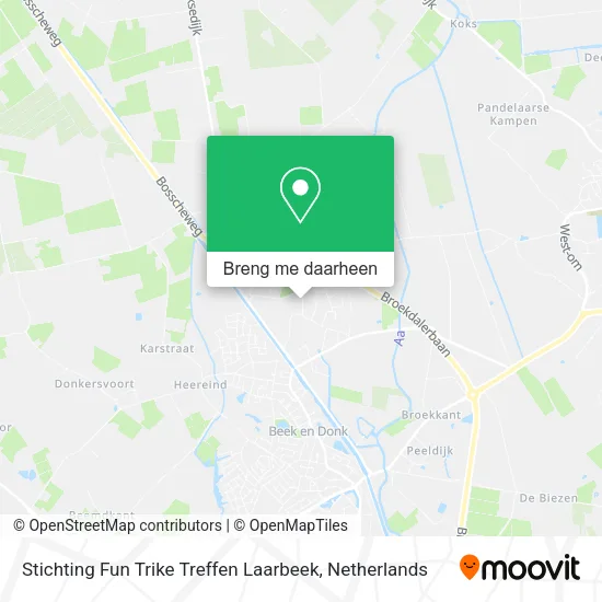 Stichting Fun Trike Treffen Laarbeek kaart