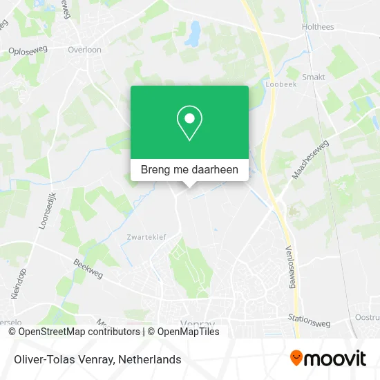Oliver-Tolas Venray kaart