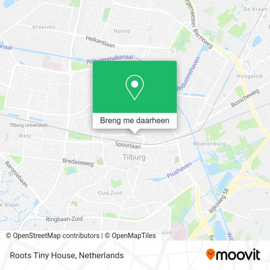 Roots Tiny House kaart