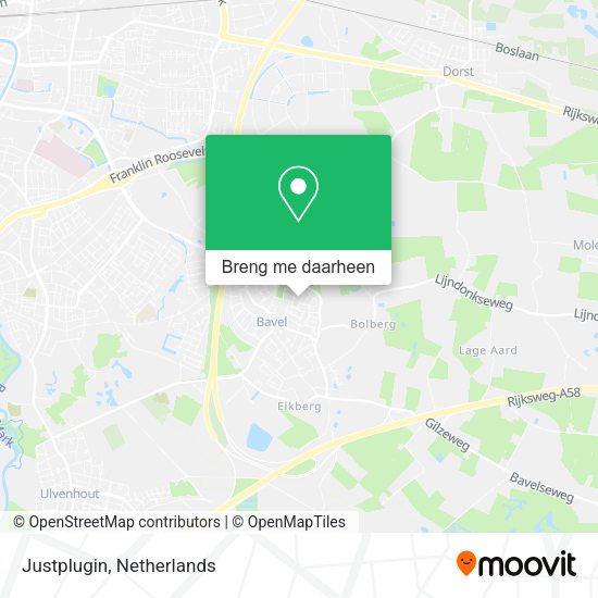Justplugin kaart
