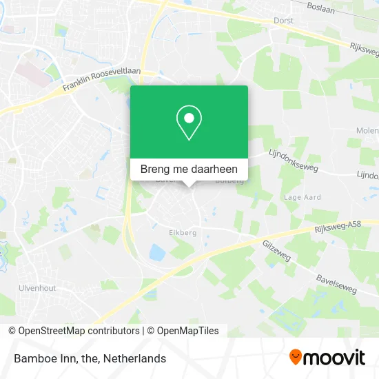 Bamboe Inn, the kaart