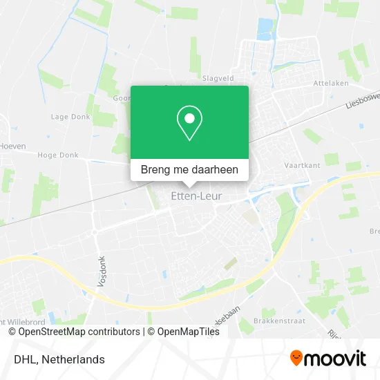 DHL kaart