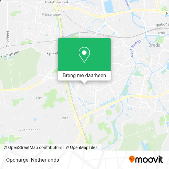 Opcharge kaart