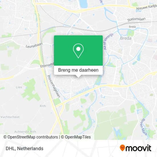 DHL kaart
