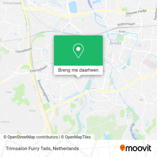 Trimsalon Furry Tails kaart