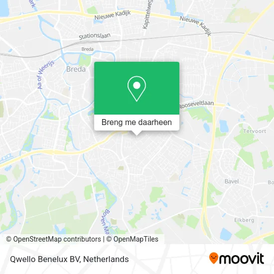Qwello Benelux BV kaart