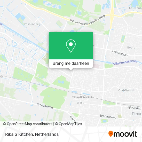 Rika S Kitchen kaart