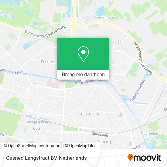 Gasned Langstraat BV kaart