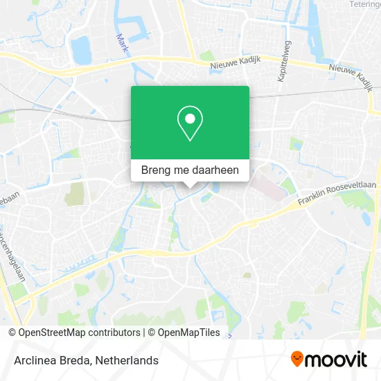 Arclinea Breda kaart