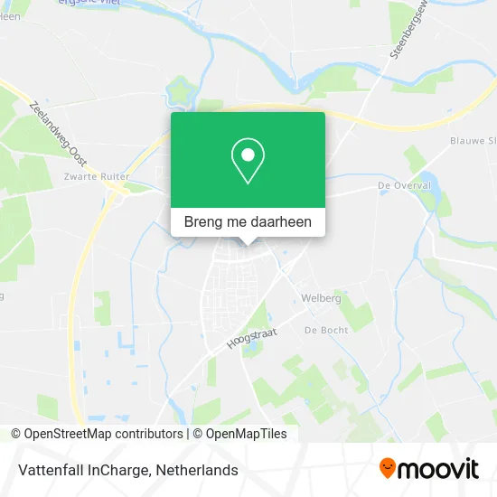 Vattenfall InCharge kaart