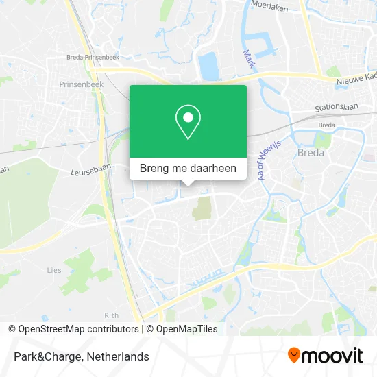 Park&Charge kaart