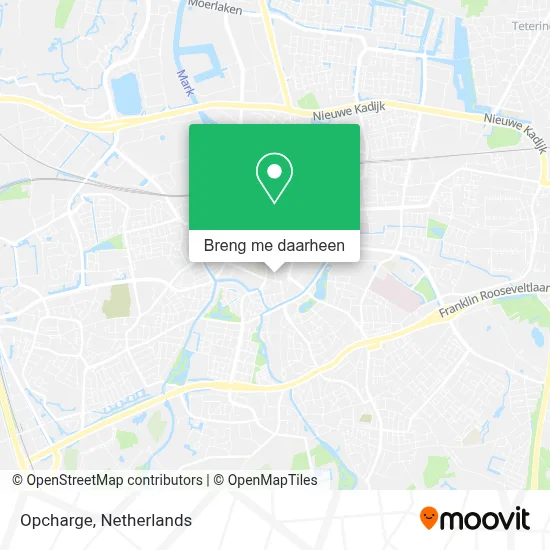 Opcharge kaart
