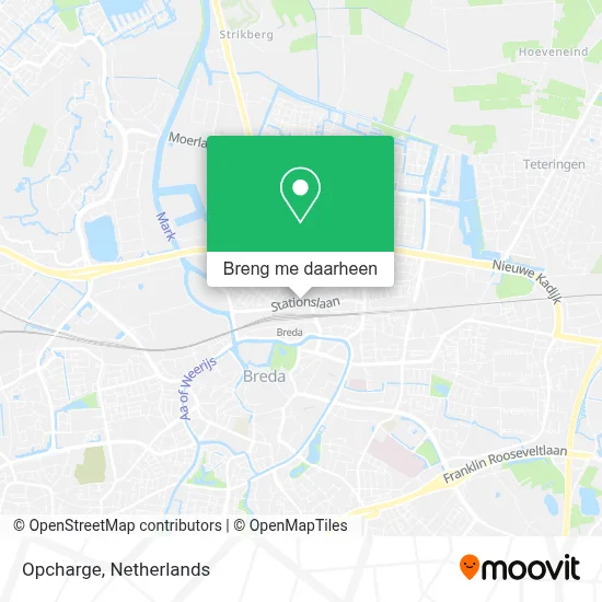 Opcharge kaart