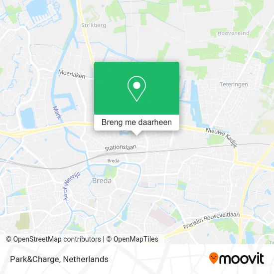 Park&Charge kaart