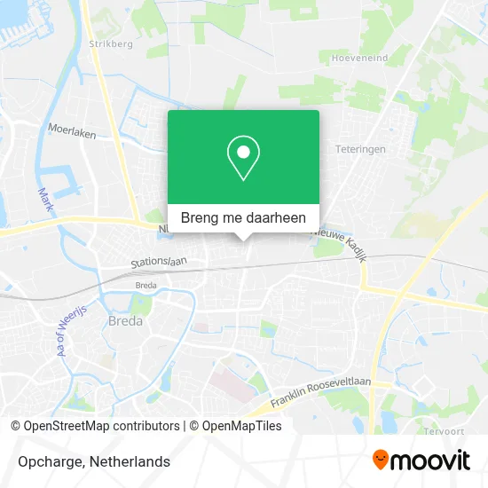 Opcharge kaart