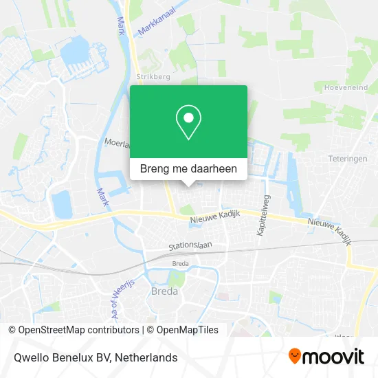Qwello Benelux BV kaart