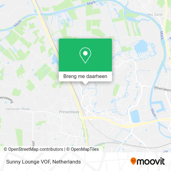 Sunny Lounge VOF kaart