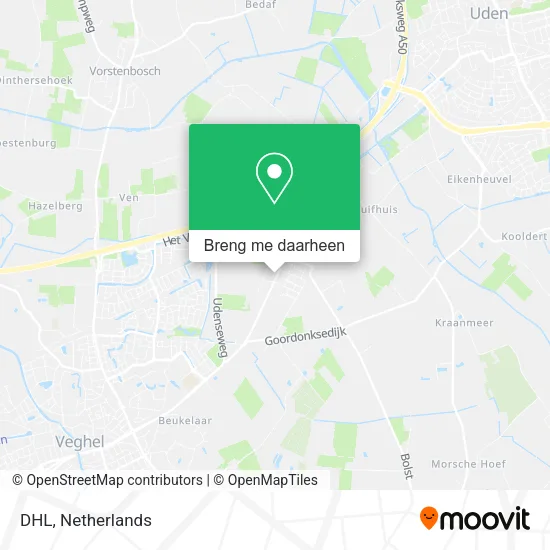 DHL kaart