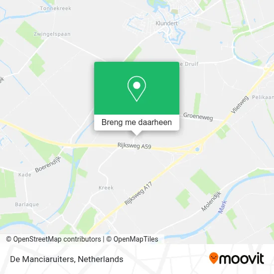 De Manciaruiters kaart
