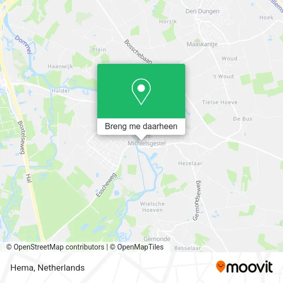 Hema kaart