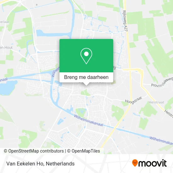 Van Eekelen Ho kaart