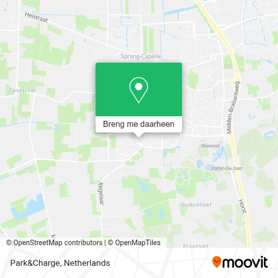 Park&Charge kaart