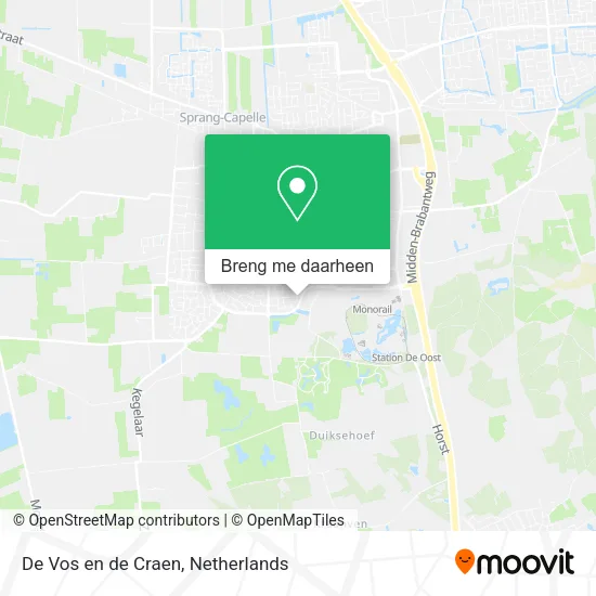 De Vos en de Craen kaart