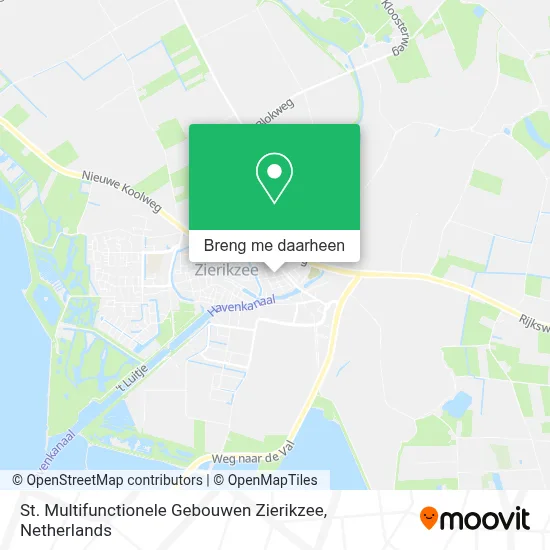St. Multifunctionele Gebouwen Zierikzee kaart