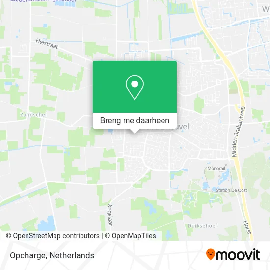 Opcharge kaart